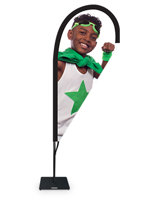 Drapeau Zoom Quill R°/V°