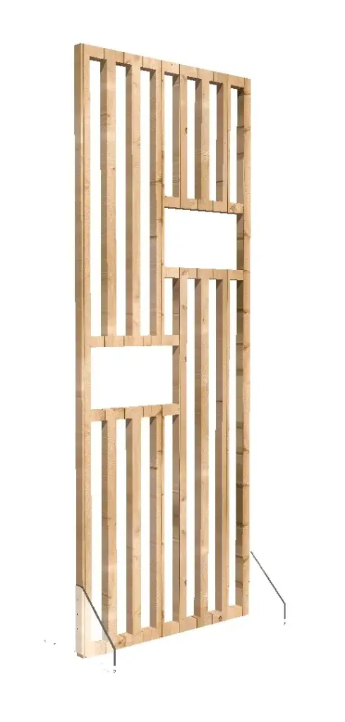 Cloison claustra Eco Bois tasseau