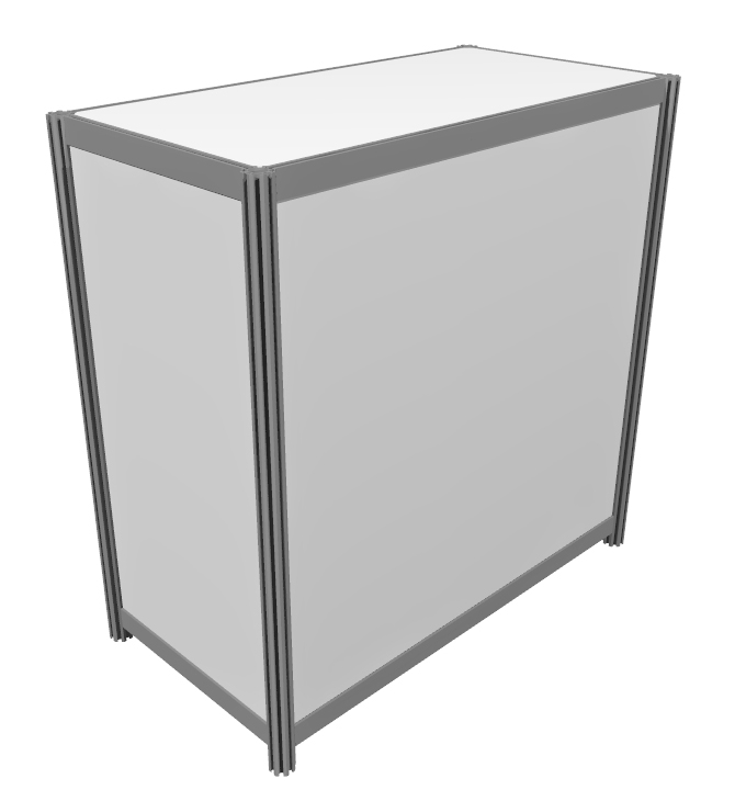 Comptoir modulaire droit - 1m