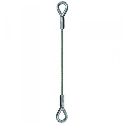 Elingue pour élément à suspendre de type scénique lourde