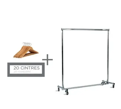 Portant avec 20 cintres